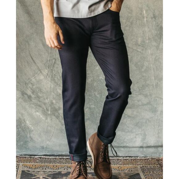 Men's Straight Fit Jeans - Black - Picture 1 of 14